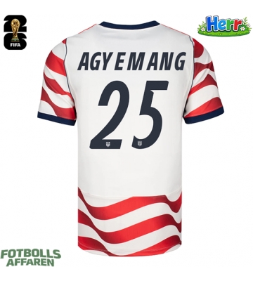 Förenta stater Patrick Agyemang #25 Hemmatröja VM 2026 Kortärmad